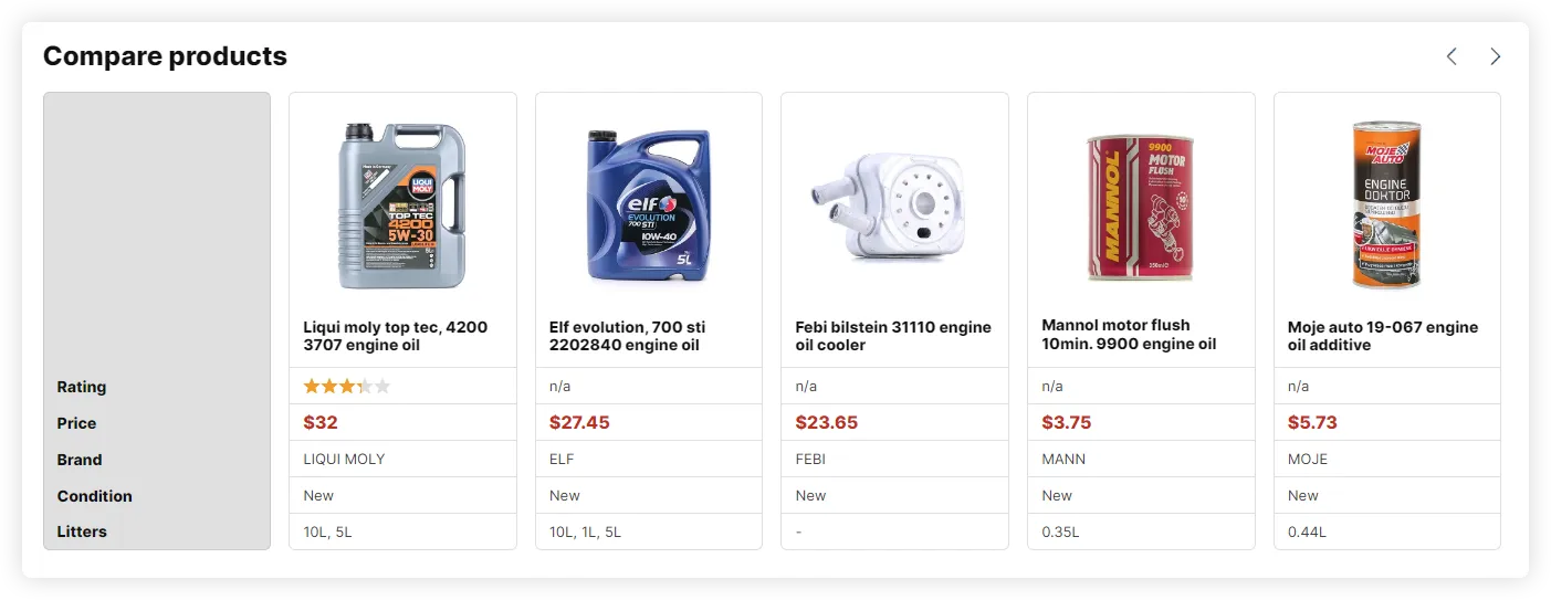 engine acc parts
