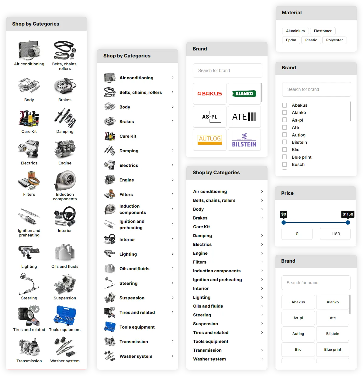 engine acc parts
